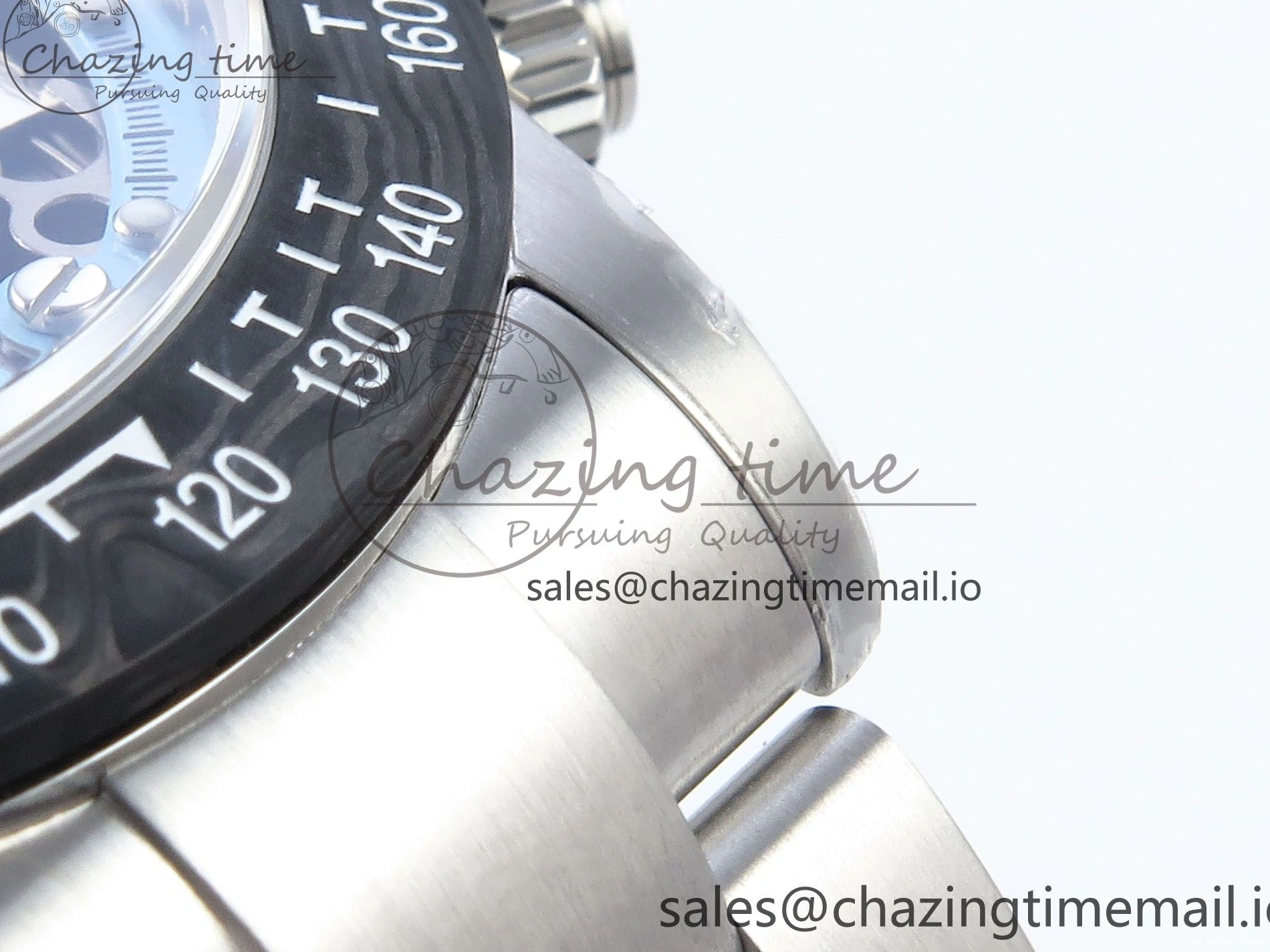 AAA Replica Watches Daytona Edition Bracelet Dial SS Carbon Best on Durable SS Skeleton Bezel DD 369 Artisans GETF 1229